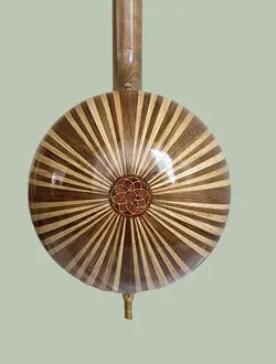 کمانچه عطا بحیرایی 86 ترک گردو و زبان گنجشک K 11
