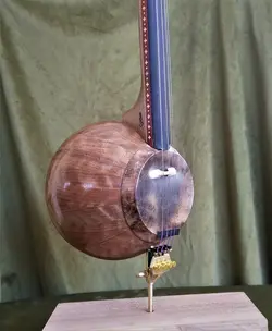 کمانچه عطا بحیرایی کاسه 24 ترک گردو فر K 13