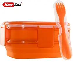 ظرف غذاي دوتكه سيليكوني