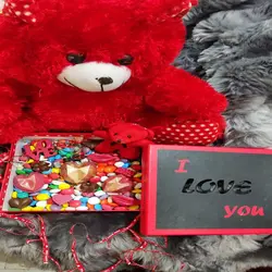 پک شکلات دست ساز ولنتاین+جاسویچی خرسی (10 شکل مختلف+دراژه)