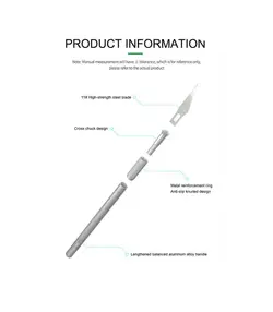کاتر قلمی ریلایف مدل RELIFE RL-101E همراه با 6 عدد تیغ یدک