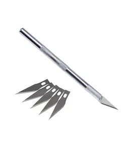 کاتر قلمی ایزی گریپ EASY GRIP مدل JY1001 همراه با 6 عدد تیغ یدک