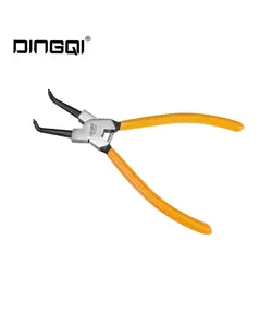 انبر خار جمع کن سر کج 7 اینچی دینگی DINGQI مدل 28003 دسته نارنجی یا مشکی