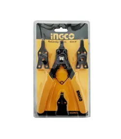 ست 4عددی انبر خار باز کن سر صاف و کج سایز 6 اینچ INGCO مدل HCCP016