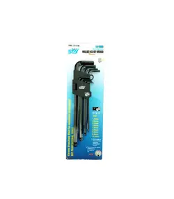 آچار آلن شش گوش H بلند ته گرد رو کارتی 9 عددی اسکای SKY مدل ST2213-BB