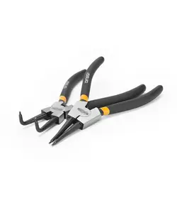 ست 4 عددی انبر خار باز و جمع کن سرراست وکج BLACK PRO دینگشی DINGQI مدل ART28005