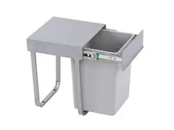 سطل زباله ریلی تک مخزنه (۱۶لیتری)  بهاران