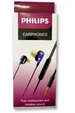 هندزفری با سیم philips earphones