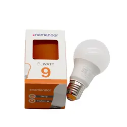 لامپ 9 وات حبابی نمانورLED 9W Bulb-A60