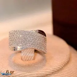 انگشتر برلیان طرح جواهر B-E-022