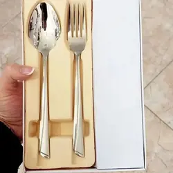 قاشق چنگال یونیک مدل ناخنی ۶ نفره استیل 18/10 - جوزی کالا