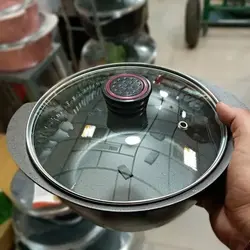 سرویس قابلمه ۱۰ پارچه طرح چدن اس پی اس SPS - جوزی کالا