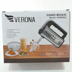 قیمت و خرید همزن برقی ورونا مدل VEM5002 توان 650 وات 5 سرعته - جوزی کالا