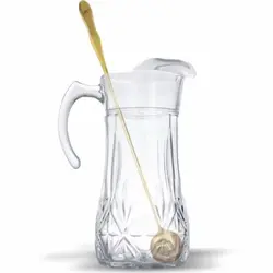 قیمت و خرید ملاقه همزن پارچ شربت دسته بلند استیل یونیک لایف - جوزی کالا