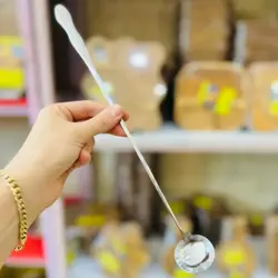 قیمت و خرید ملاقه همزن پارچ شربت دسته بلند استیل یونیک لایف - جوزی کالا