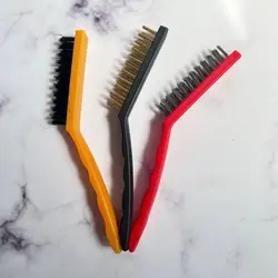 قیمت و خرید فرچه سیمی مسواکی بزرگ وایر براش بسته 3 عددی - جوزی کالا