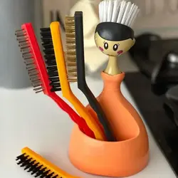 قیمت و خرید فرچه سیمی مسواکی بزرگ وایر براش بسته 3 عددی - جوزی کالا