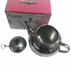 قیمت و خرید قوری استیل 1 لیتر لوکس زمزم مدل خمره ای - جوزی کالا