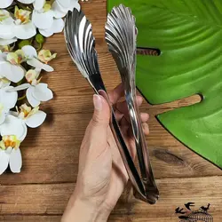 قیمت و خرید انبر سالاد استیل یونیک لایف مدل صدف - جوزی کالا