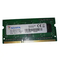 رم لپ تاپ ای دیتا مدل PC3L 12800S ظرفیت 4 گیگابایت