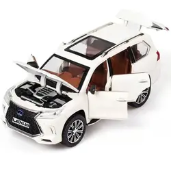 ماکت فلزی ماشین لکسوس Lx570 موزیکال و چراغدار