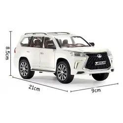 ماکت فلزی ماشین لکسوس Lx570 موزیکال و چراغدار
