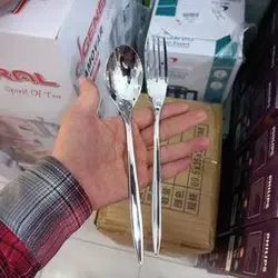 سرویس قاشق چنگال 24 نفره 4 میل 120 پارچه یونیک مدل اروپایی کنسول دار