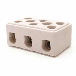 ترمینال سرامیکی 3 خانه 25 آمپر