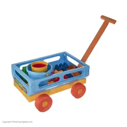 ست شن بازی زرین تویز طرح ارابه مدل E17