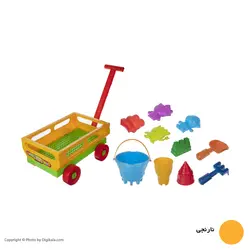 ست شن بازی زرین تویز طرح ارابه مدل E17