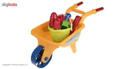 ست شن بازی زرین تویز مدل Bucket And Wheelbarrow Castle E7