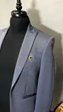 کت تک مردانه مدل آبی نفتی 1505