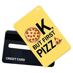 استیکر کارت بانکی طرح پیتزا (Pizza) کد CAA196-K