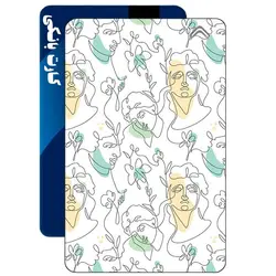 استیکر کارت بانکی طرح دخترانه مینیمال (Minimal girly) کد CAA400-K