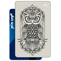 استیکر کارت بانکی طرح حیوانات فانتزی کد CAA601-K