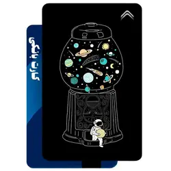 استیکر کارت بانکی طرح فضانورد و ناسا (Astronaut and NASA) کد CAA893-K