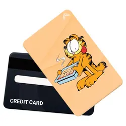 استیکر کارت بانکی طرح گربه و کارتونی کد CAA162-K