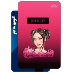 استیکر کارت بانکی طرح گروه موسیقی بلک پینک (Black Pink) کد CAA659-K