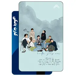 استیکر کارت بانکی طرح گروه موسیقی بی تی اس (BTS) کد CAA852-K