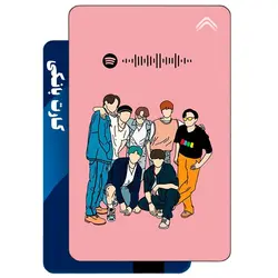 استیکر کارت بانکی طرح گروه موسیقی بی تی اس (BTS) کد CAA924-K