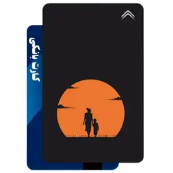 استیکر کارت بانکی طرح مادر و فرزند کد CAA672-K