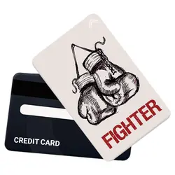 استیکر کارت بانکی طرح ورزشی بوکس (boxing) کد CAA308-K