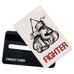 استیکر کارت بانکی طرح ورزشی بوکس (boxing) کد CAA308-K