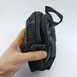 کیف کمری موبایل و اکسسوری مدل کوله ای طرح CAT رنگ مشکی کد CBP-344