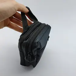 کیف کمری موبایل و اکسسوری مدل کوله ای طرح CAT رنگ مشکی کد CBP-346