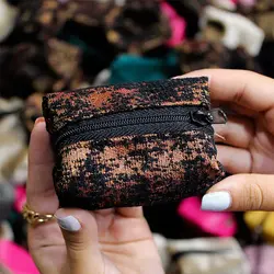 فروش عمده کیف هندزفری و اکسسوری پارچه ای در طیف رنگ و طرح های متنوع