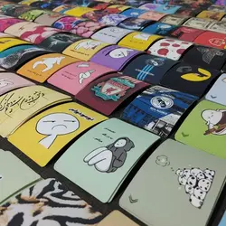 استیکر کارت بانکی مدل پرچم ایران کد CAB626-K