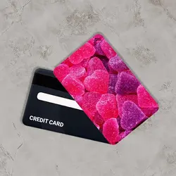 استیکر کارت بانکی مدل خوراکی کد CAB395-K