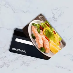 استیکر کارت بانکی مدل خوراکی کد CAC43-K