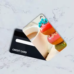 استیکر کارت بانکی مدل خوراکی کد CAC54-K